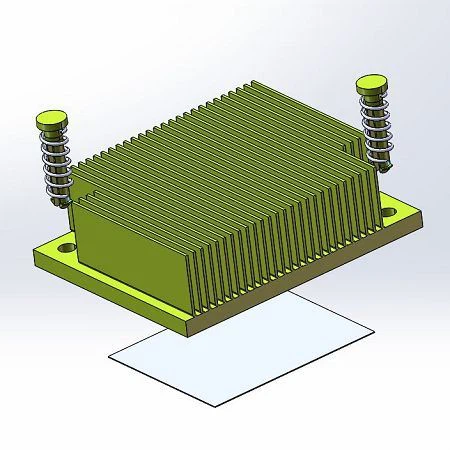copper skived fin heatsink