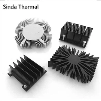 Pielāgota alumīnija ekstrudēta siltuma izlietne