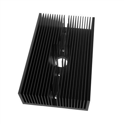 Alumīnija ekstrudēta radiators Stepper motoram