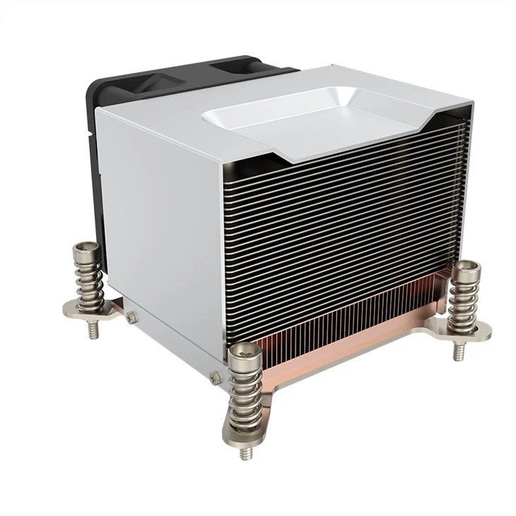Alumīnija Fin Heat Pipe CPU radiators