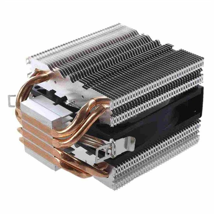 Aluminum Fin Heat Pipe CPU Radiator