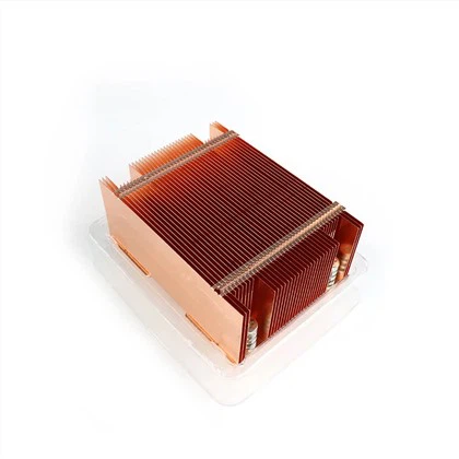 Zīmogošanas rāvējslēdzējs Fin Cooling Heatsink